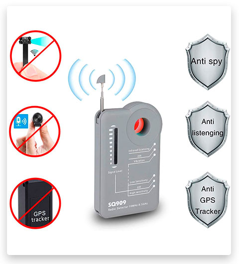 Manfiter Camera Detector with Foldable Antenna