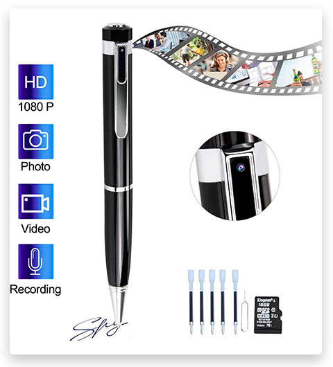 Nroech Hidden Spy Pen Camera - Digital Video Recorder with Photo Taking