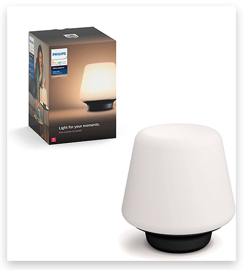 Philips Hue White Ambiance Wellness Dimmable LED Smart Table Lamp
