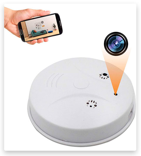 CAMAKT Smoke Detector Wi-Fi Hidden HD Spy Camera