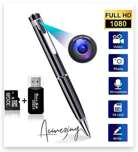 ACMEZING Hidden Video Camera Pen