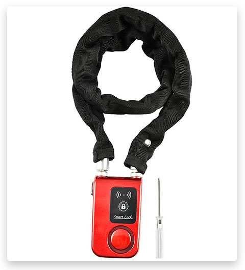 Dioche Smart Waterproof Anti-theft Bicycle Chain Lock with App Control