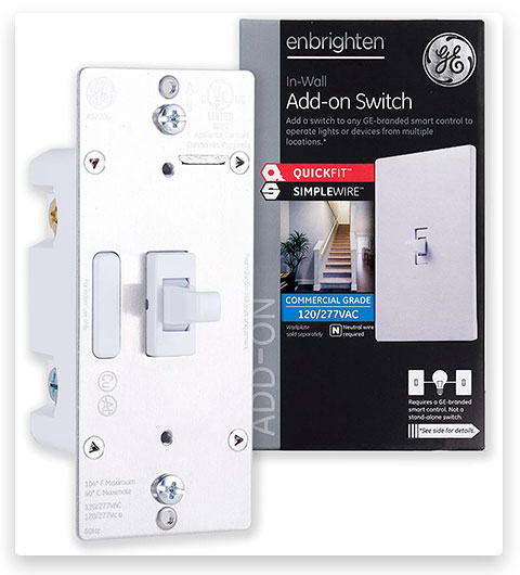 GE Enbrighten Add-On Switch with QuickFit and SimpleWire