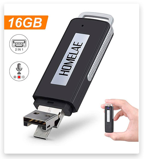 Homelae USB Mini Digital Voice Recorder