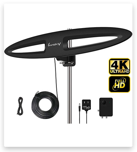 Vansky Outdoor High Gain Amplified Multi-Directional Reception TV Antenna