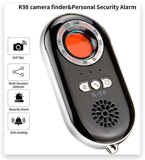 RXAMYDE K98 Personal Security Alarm with Anti Spy Hidden Camera Detector
