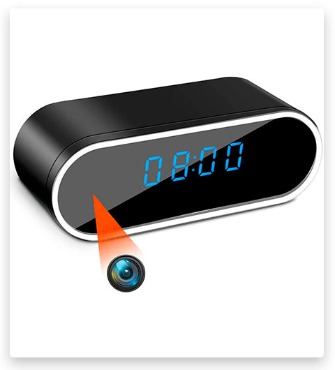DareTang Hidden Spy Camera Clock with Motion Detective