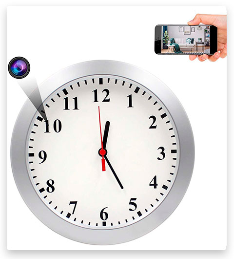 AMCSXH Spy Hidden Wall Clock Camera