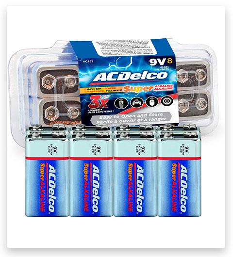 ACDelco 9 Volt Super Alkaline Batteries