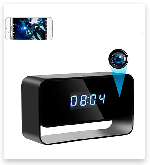 Facamword Hidden Wireless Spy Camera Clock