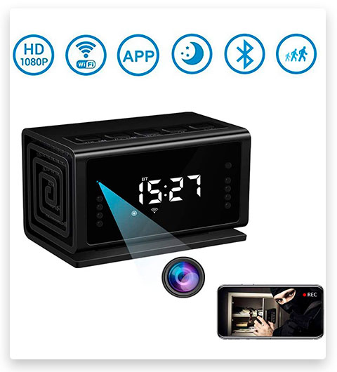 MIOTA Hidden Wireless Spy Camera Clock