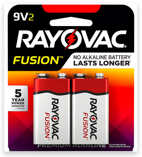 Rayovac Fusion Premium Alkaline 9V Batteries
