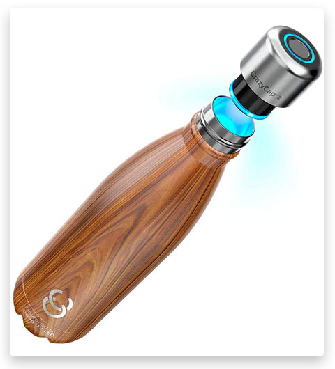 CrazyCap 2.0 UV Water Purifier & Self Cleaning Water Bottle