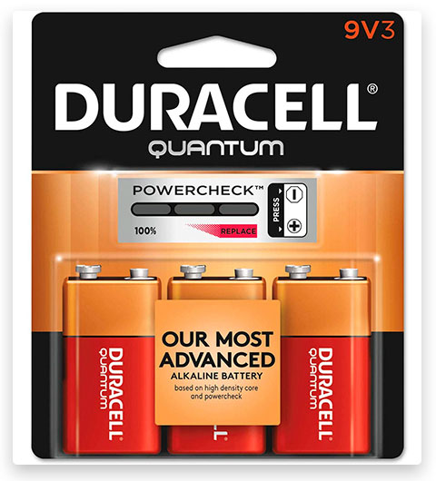 Duracell Quantum 9V Alkaline Batteries