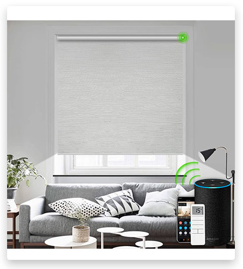 Yoolax Motorized Blind Shade for Window with Remote Control