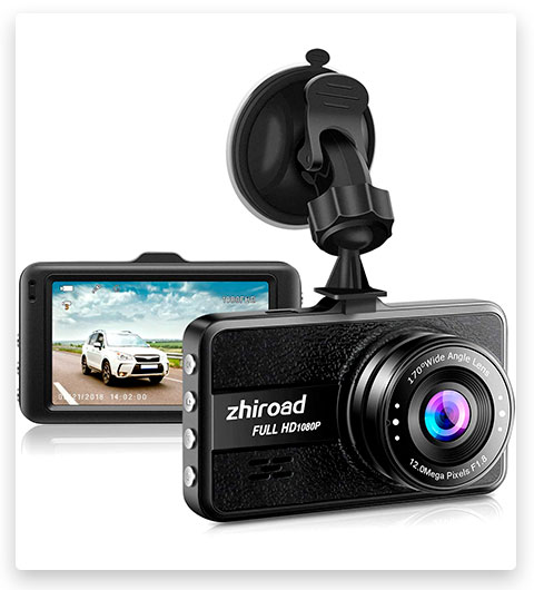 Zhiroad FULL HD DVR Dashboard Car Camera