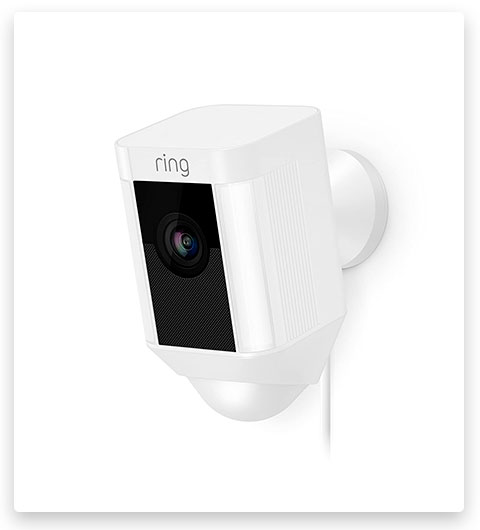 Ring Wired Spotlight Plugged-in HD Security Camera