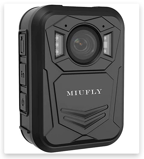 MIUFLY 2K Pro Body Camera with GPS