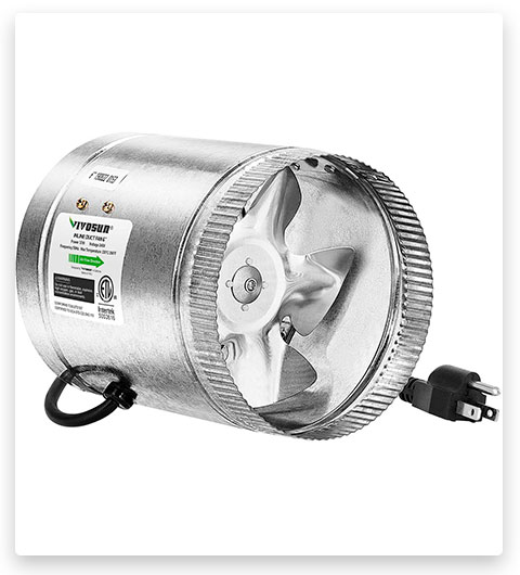 VIVOSUN 6 inch Inline HVAC Exhaust Intake Fan