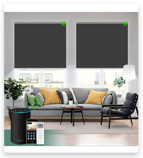 Yoolax Motorized Smart Blind Shade for Window with Remote Control