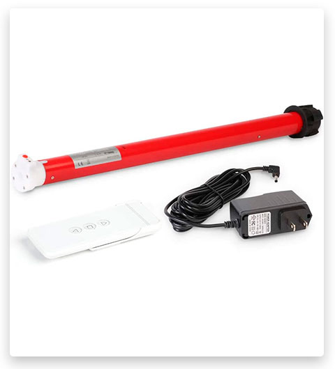 Rechargeable Wireless Tubular Roller Shade Motor Kit with Remote Control for Motorized Electric Roller Blind Shades