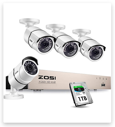ZOSI PoE Home Security Camera System