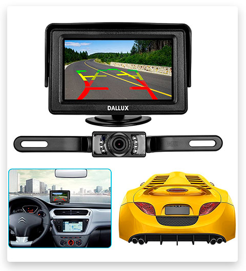 DALLUX Backup Camera Monitor Kit for Car