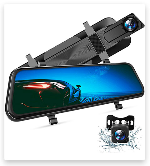 VanTop H610 Mirror Dash Cam for Cars with Full Touch Screen