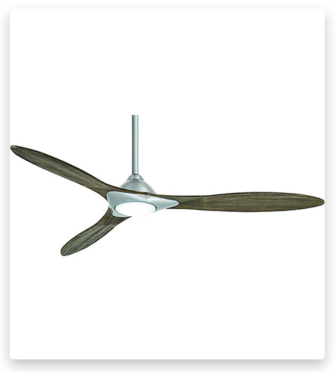 Minka Aire F868L-BN Sleek Ceiling Fan with LED Light and Remote Control