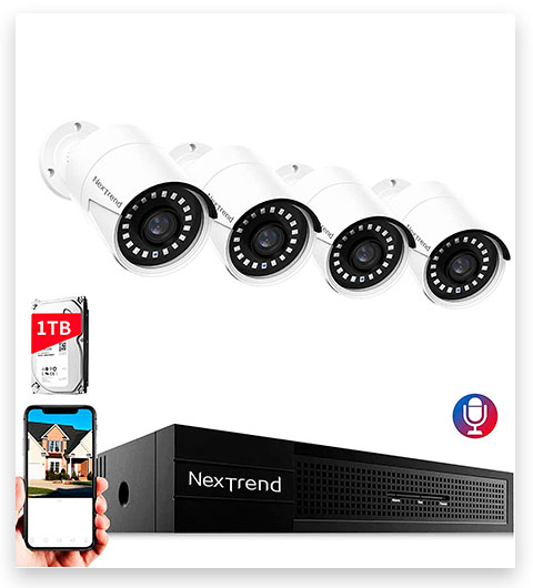 NexTrend PoE Home Security Wired Camera System