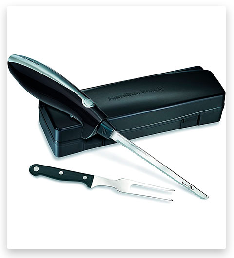 Hamilton Beach Electric Knife with Storage Case and Serving Fork