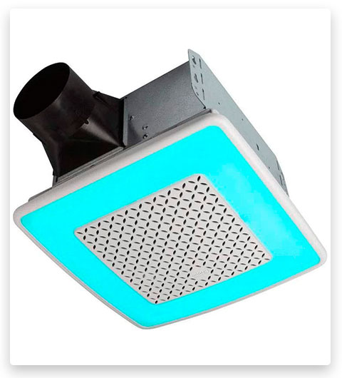 Broan-NuTone AER110RGBL ChromaComfort 110 CFM Ventilation Fan with LED Light