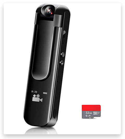 KONPCOIU Small Body Camera Video Recorder