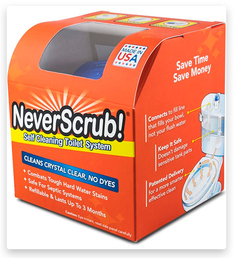 NeverScrub Automatic Toilet Cleaning System